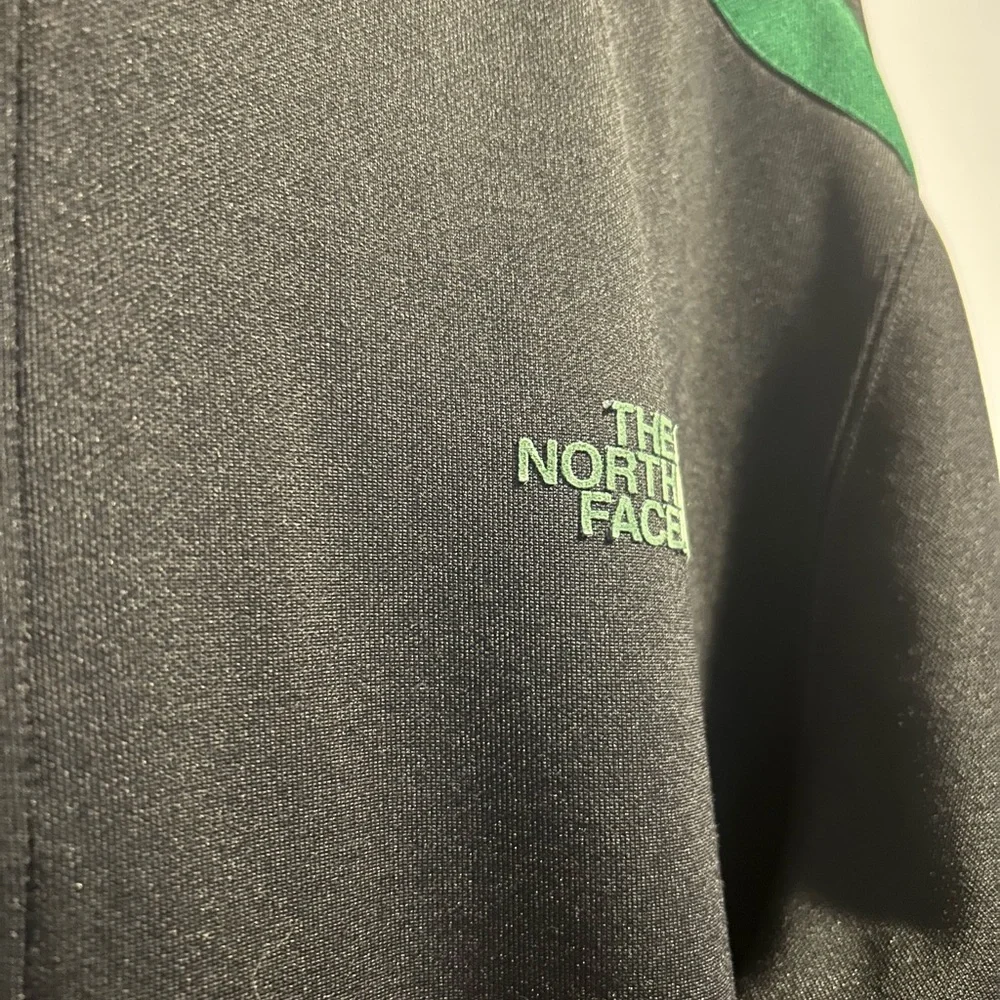 The North Face Track Jacket Large Mens Full Zip‎ Black y2k 90s Dad